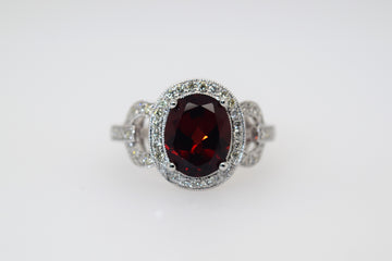 Genuine Garnet Ring